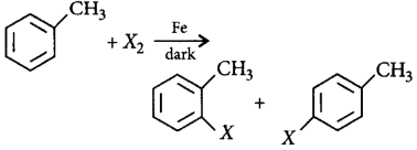 Electrophilic Aromatic Substitution (Haloalkanes and Haloarenes) mcq option image