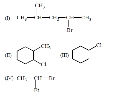 Electrophilic Aromatic Substitution (Haloalkanes and Haloarenes) mcq question image