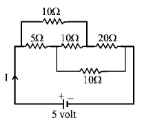 Electric Current mcq question image