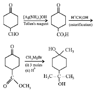 Aldehyde and Ketone mcq solution image